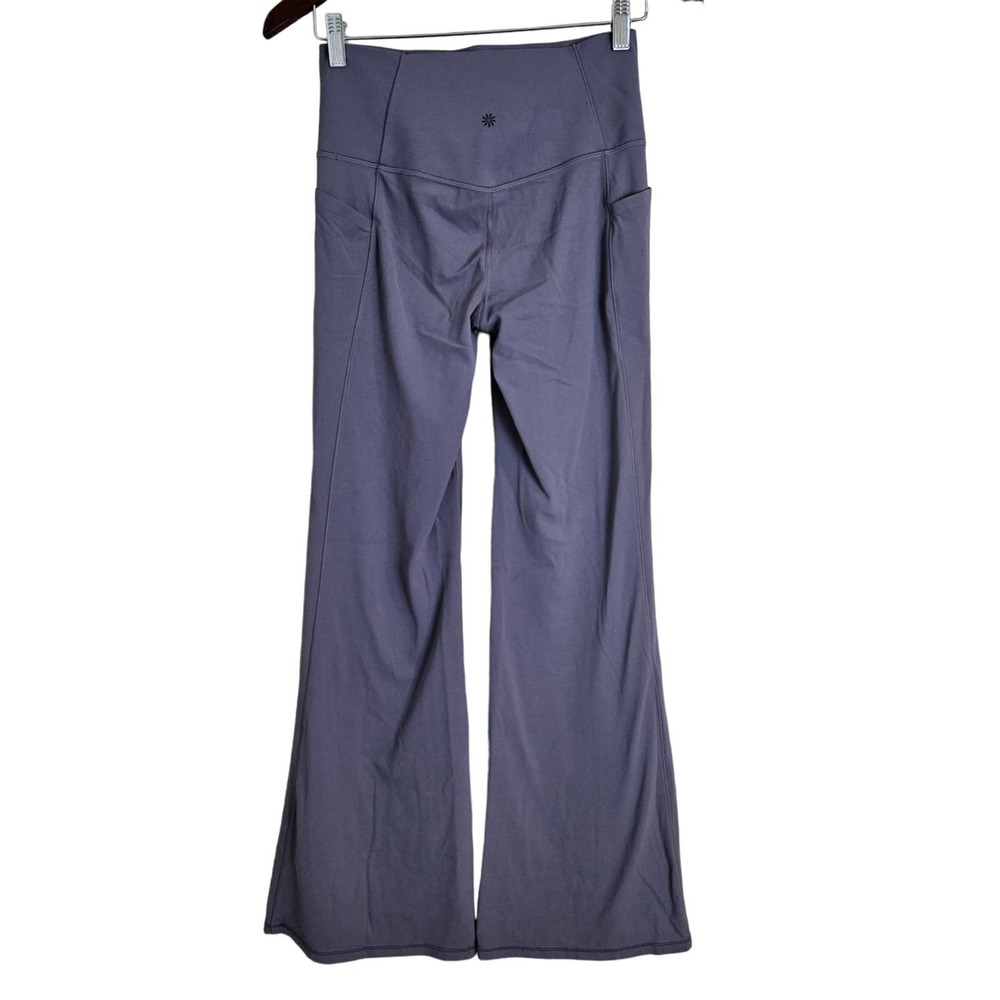 Athleta Women's Salutation Stash Flare Pant Leggings Medium Purple